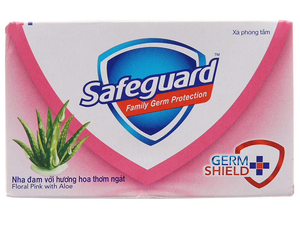 Xà Bông Safeguard Nha Đam Với Hương Hoa Thơm Ngát 130g Thùng 72 cục